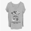 Cheap 😉 Disney Mickey Mouse Could Be Us 👧 Girls T-Shirt Plus Size 👍