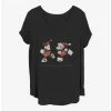 Cheapest 🤩 Disney Mickey Mouse Vintage Holiday Skaters 👧 Girls T-Shirt Plus Size 😀
