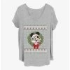 Coupon 🌟 Disney Mickey Mouse Mickey Sweater 👧 Girls T-Shirt Plus Size 😍
