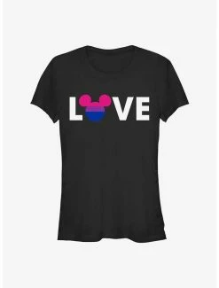 Buy ✨ Disney Mickey Mouse Bisexual Love Pride T-Shirt 👍
