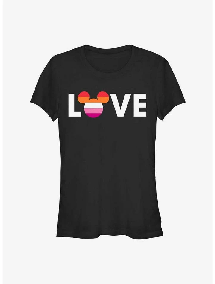 Budget π― Disney Mickey Mouse Lesbian Love Pride T-Shirt β€οΈ