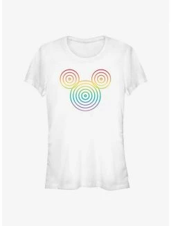 Buy 😉 Disney Mickey Mouse Mickey Bulls-Eye Pride T-Shirt 💯