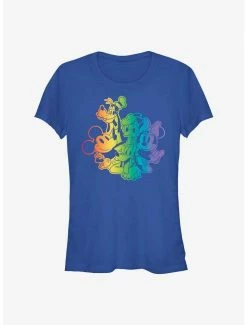 Buy 🔥 Disney Mickey Mouse Rainbow Group Pride T-Shirt 😍