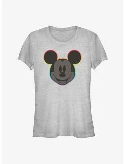 Cheap ❤️ Disney Mickey Mouse Rainbow Outline Pride T-Shirt 👍