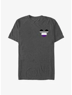 Discount ✔️ Disney Mickey Mouse Asexual Badge Pride T-Shirt 🧨