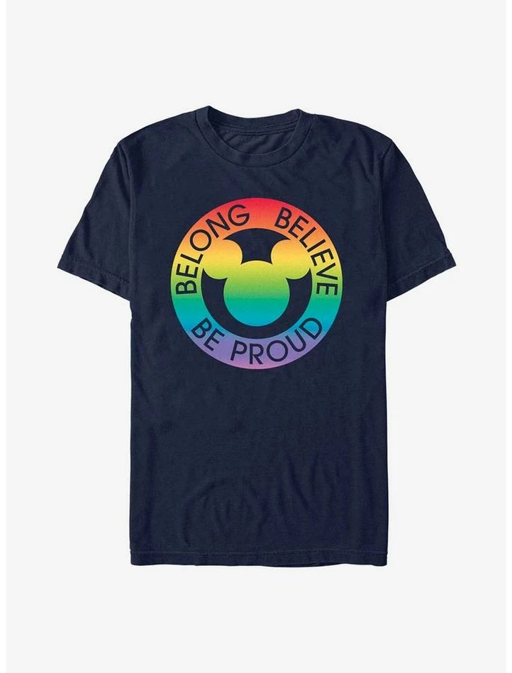 Brand new π Disney Mickey Mouse Belong Believe Pride T-Shirt π
