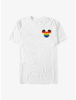 Cheapest 🌟 Disney Mickey Mouse Mickey Rainbow Ears Pride T-Shirt ❤️