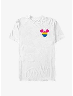 Flash Sale 🛒 Disney Mickey Mouse Pansexual Badge Pride T-Shirt 🛒