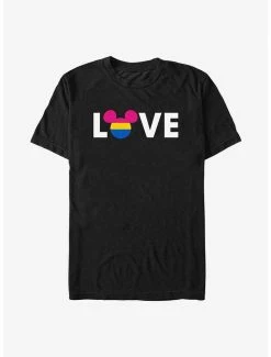 Budget 🔥 Disney Mickey Mouse Pansexual Love Pride T-Shirt ✔️