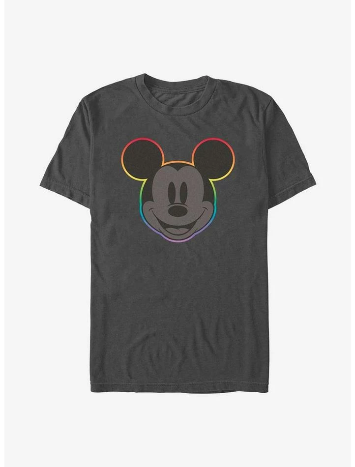 Cheapest 𧨠Disney Mickey Mouse Rainbow Outline Pride T-Shirt π