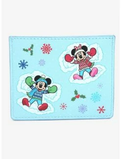 Brand new 😍 Her Universe Disney Mickey Mouse & Minnie Mouse Snow Angels Cardholder ❤️