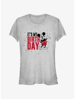 Brand new 🎁 Disney Mickey Mouse Mickey It's My 🎂 Birthday 👧 Girls T-Shirt 👍