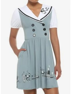 Cheap 🔥 Disney Steamboat Willie Sailor 👗 Dress 🎉