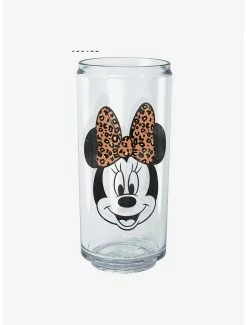 Cheap ⌛ Disney Mickey Mouse Minnie Leopard Bow Can Cup 🤩