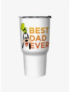 Best Sale 🥰 Disney Mickey Mouse Goofy Best Dad Ever Travel Mug ✨