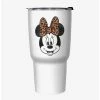 New 😍 Disney Mickey Mouse Minnie Leopard Bow Travel Mug 🔥