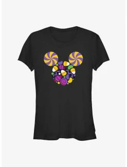 Promo ✔️ Disney Mickey Mouse 🍬 Candy Head 👧 Girls T-Shirt 🛒
