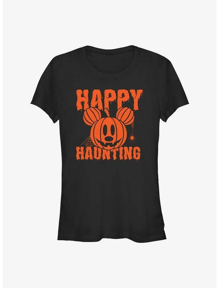 Promo π Disney Mickey Mouse Happy Haunting π§ Girls T-Shirt β€οΈ