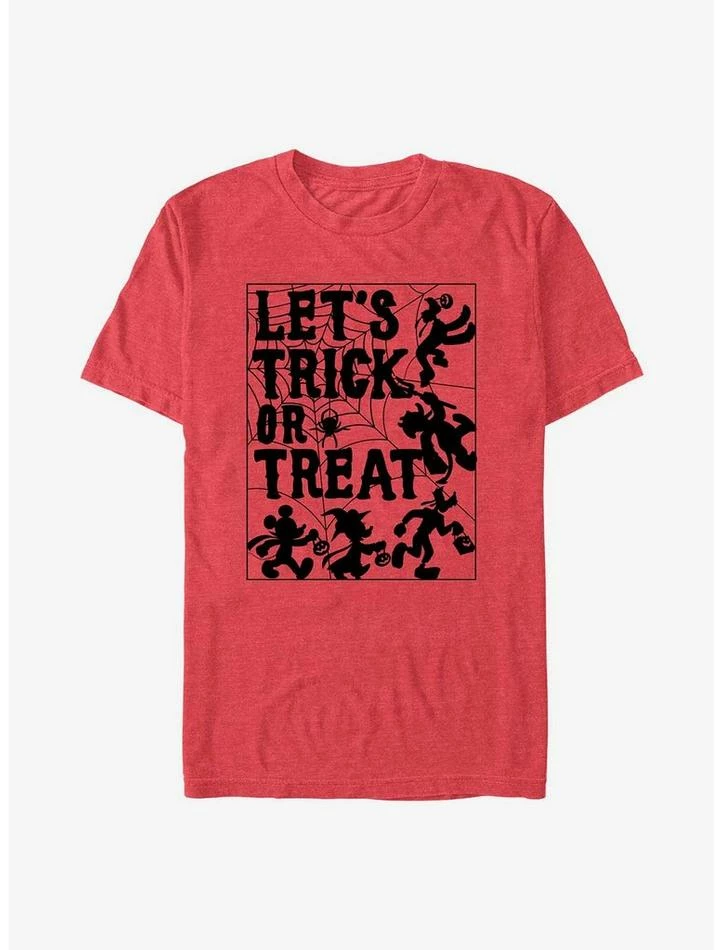 Coupon βοΈ Disney Mickey Mouse Let's Trick or Treat Spiderweb T-Shirt β€οΈ