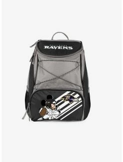New 🌟 Disney Mickey Mouse NFL Baltimore Ravens Cooler 🎒 Backpack 🌟