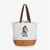 Wholesale 😉 Disney Mickey Mouse NFL Buf Bills Canvas Willow Basket Tote 🛒