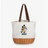 Cheap 🛒 Disney Mickey Mouse NFL Green Bay Packers Canvas Willow Basket Tote 🌟