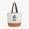 Cheapest 🎁 Disney Mickey Mouse NFL Indianapolis Colts Canvas Willow Basket Tote 🔥