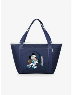 Coupon 😀 Disney Mickey Mouse NFL LA Chargers Tote Cooler Bag 🛒