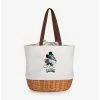 Deals 🥰 Disney Mickey Mouse NFL Philadelphia Eagles Canvas Willow Basket Tote ⭐