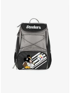 Cheap 🤩 Disney Mickey Mouse NFL Pit Steelers 🎒 Backpack Cooler ✨