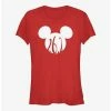 New 👏 Disney Mickey Mouse 26.2 Marathon Ears 👧 Girls T-Shirt ❤️