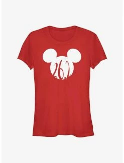 New 👏 Disney Mickey Mouse 26.2 Marathon Ears 👧 Girls T-Shirt ❤️