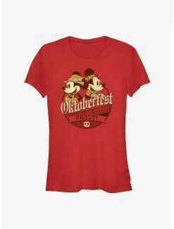 Buy 🧨 Disney Mickey Mouse Oktoberfest 👧 Girls T-Shirt 🛒