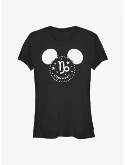 Best Pirce 🛒 Disney Mickey Mouse Zodiac Capricorn 👧 Girls T-Shirt 🎉