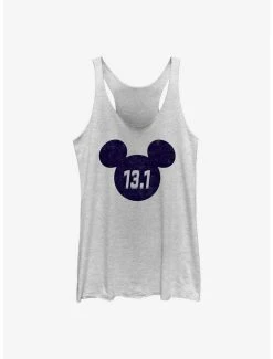 Cheapest ⭐ Disney Mickey Mouse 13.1 Half Marathon Ears 👧 Girls Tank 💯