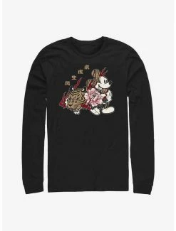 New ⭐ Disney Mickey Mouse Chinese New Year Mickey Long-Sleeve T-Shirt 👍