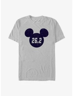 Best Sale 😍 Disney Mickey Mouse 26.2 Marathon Ears T-Shirt 🔥