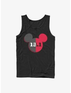 Flash Sale 👏 Disney Mickey Mouse 13.1 Half Marathon Ears Tank 🔔