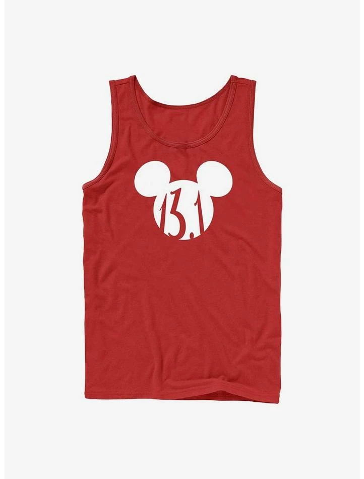 Promo π Disney Mickey Mouse 13.1 Half Marathon Ears Tank π