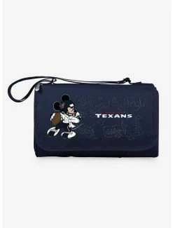 Hot Sale βοΈ Disney Mickey Mouse NFL Houston Texans Outdoor Picnic Blanket π―