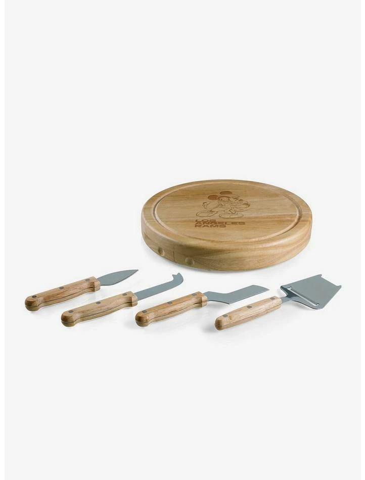 Coupon βοΈ Disney Mickey Mouse NFL LA Rams Circo Cheese Cutting Board & Tools Set π - Image 2