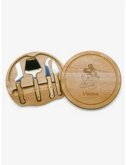Best reviews of π€© Disney Mickey Mouse NFL MIN Vikings Circo Cheese Cutting Board & Tools Set π