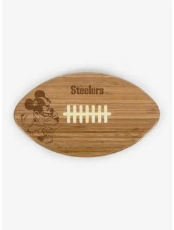 Discount 👏 Disney Mickey Mouse NFL PIT Steelers Cutting Board 🔔