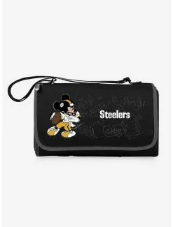Brand new 💯 Disney Mickey Mouse NFL Pit Steelers Outdoor Picnic Blanket ✨