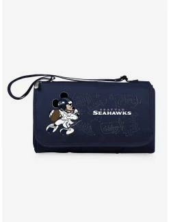 Discount π€© Disney Mickey Mouse NFL Seattle Seahawks Outdoor Picnic Blanket π₯