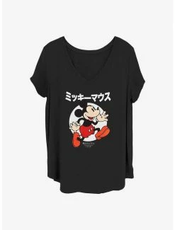 Best Pirce 🔔 Disney Mickey Mouse Kanji Comic 👧 Girls T-Shirt Plus Size 🔔