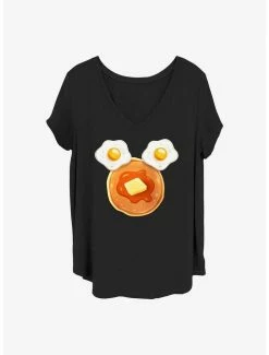 Hot Sale 🤩 Disney Mickey Mouse Breakfast At Mickey's 👧 Girls T-Shirt Plus Size 🛒