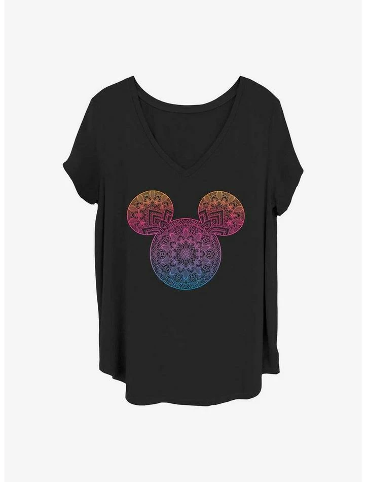 Coupon π Disney Mickey Mouse Mickey Mandala Fill π§ Girls T-Shirt Plus Size π