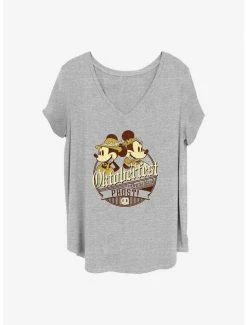 Deals 🧨 Disney Mickey Mouse Oktoberfest In Deutschland 👧 Girls T-Shirt Plus Size ✨