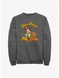 Top 10 🥰 Disney Mickey Mouse Thankful Mouse Sweatshirt 🧨
